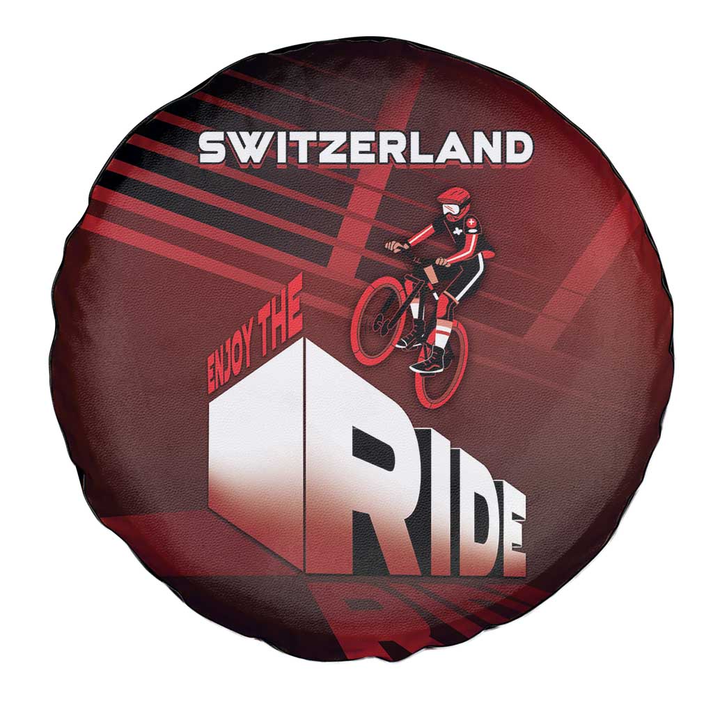 Switzerland Cycling Spare Tire Cover Sporty Style - Wonder Print Shop