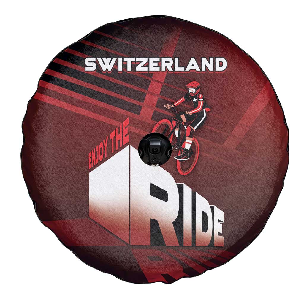 Switzerland Cycling Spare Tire Cover Sporty Style - Wonder Print Shop