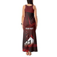 Personalized Switzerland Cycling Tank Maxi Dress Sporty Style - Wonder Print Shop