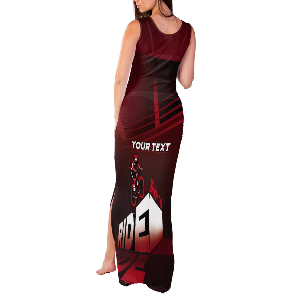 Personalized Switzerland Cycling Tank Maxi Dress Sporty Style - Wonder Print Shop