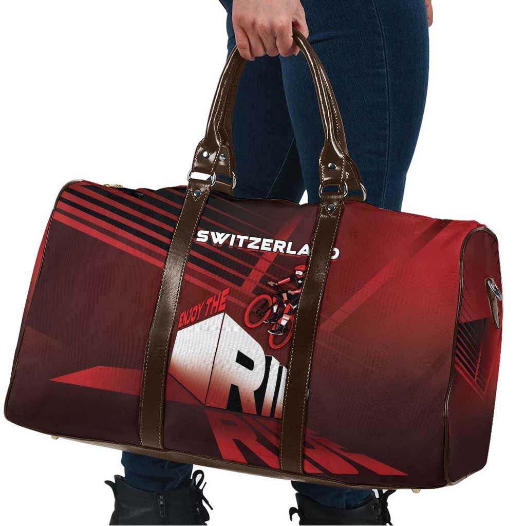 Switzerland Cycling Travel Bag Sporty Style - Wonder Print Shop