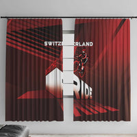 Switzerland Cycling Window Curtain Sporty Style - Wonder Print Shop