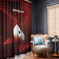 Switzerland Cycling Window Curtain Sporty Style - Wonder Print Shop