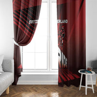 Switzerland Cycling Window Curtain Sporty Style - Wonder Print Shop