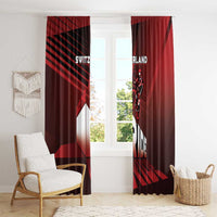 Switzerland Cycling Window Curtain Sporty Style - Wonder Print Shop