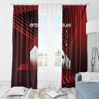 Switzerland Cycling Window Curtain Sporty Style - Wonder Print Shop