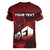 Personalized Switzerland Cycling Women V-Neck T-Shirt Sporty Style - Wonder Print Shop