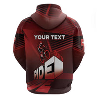 Personalized Switzerland Cycling Zip Hoodie Sporty Style - Wonder Print Shop
