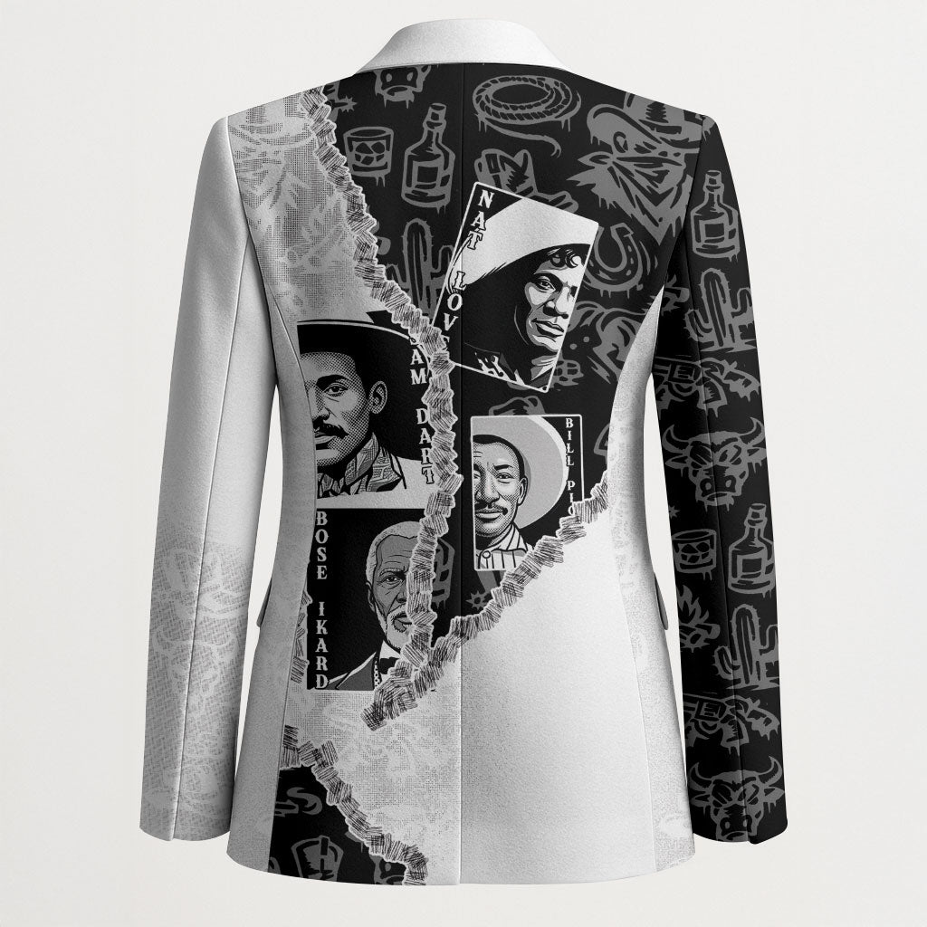 Black Cowboy Blazer African American Black History Unique Style