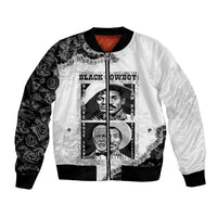 Black Cowboy Bomber Jacket African American Black History Unique Style