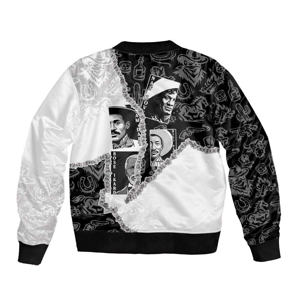Black Cowboy Bomber Jacket African American Black History Unique Style