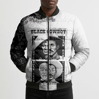 Black Cowboy Bomber Puffer Jacket African American Black History Unique Style