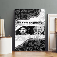 Black Cowboy Canvas Wall Art African American Black History Unique Style