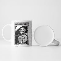 Black Cowboy Ceramic Mug African American Black History Unique Style