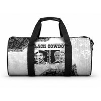 Black Cowboy Duffle Bag African American Black History Unique Style