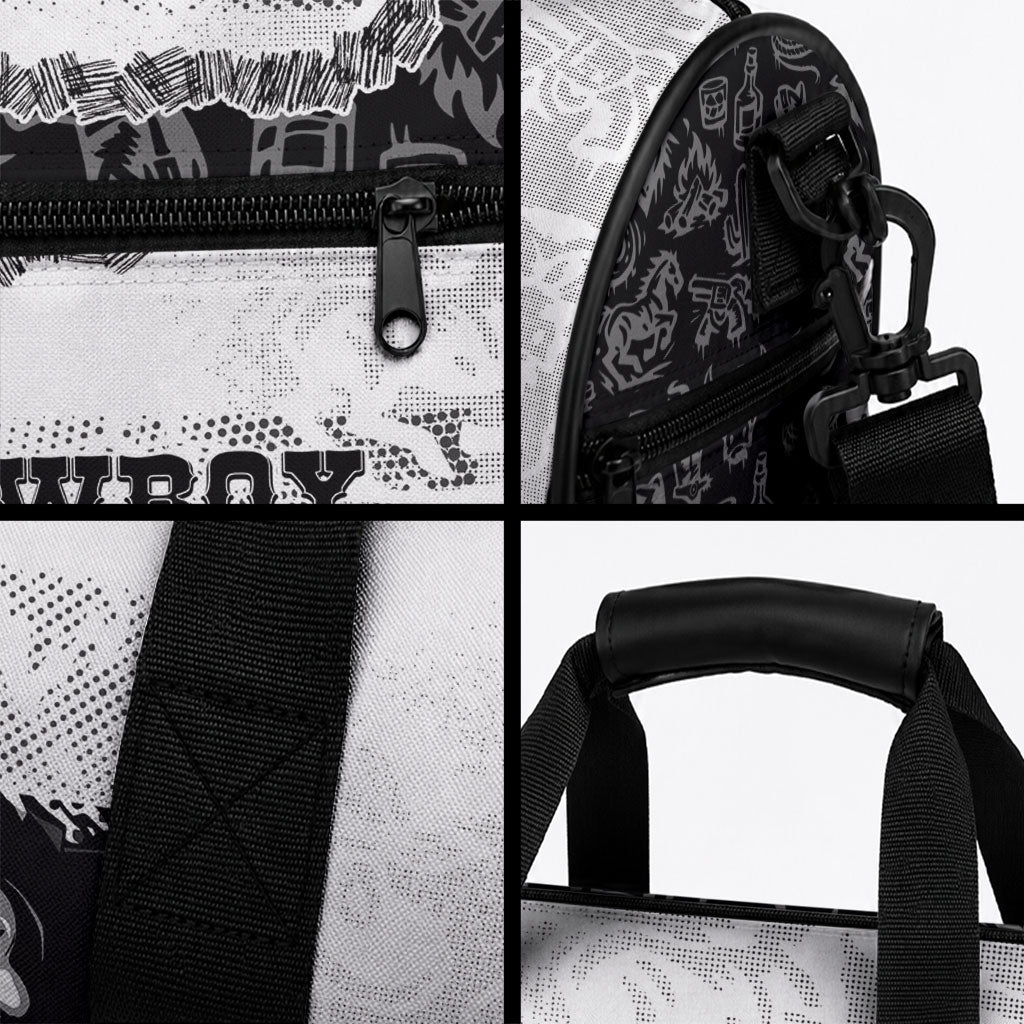Black Cowboy Duffle Bag African American Black History Unique Style
