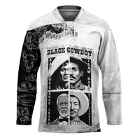 Black Cowboy Hockey Jersey African American Black History Unique Style