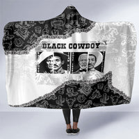 Black Cowboy Hooded Blanket African American Black History Unique Style