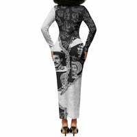 Black Cowboy Long Sleeve Bodycon Dress African American Black History Unique Style