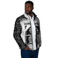 Black Cowboy Padded Jacket African American Black History Unique Style