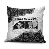 Black Cowboy Pillow Cover African American Black History Unique Style