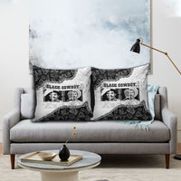 Black Cowboy Pillow Cover African American Black History Unique Style