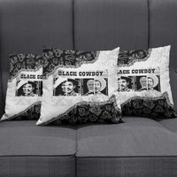 Black Cowboy Pillow Cover African American Black History Unique Style