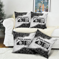 Black Cowboy Pillow Cover African American Black History Unique Style