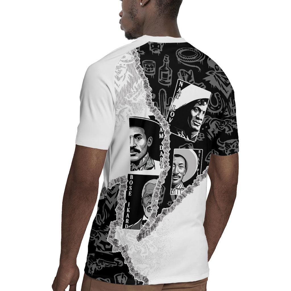 Black Cowboy Rugby Jersey African American Black History Unique Style