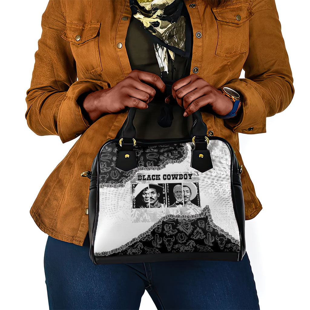 Black Cowboy Shoulder Handbag African American Black History Unique Style