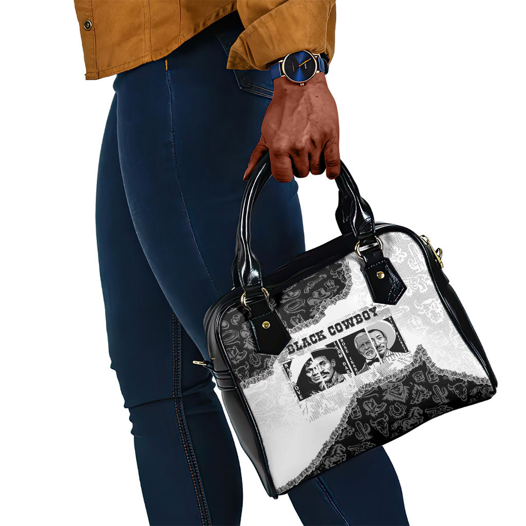 Black Cowboy Shoulder Handbag African American Black History Unique Style