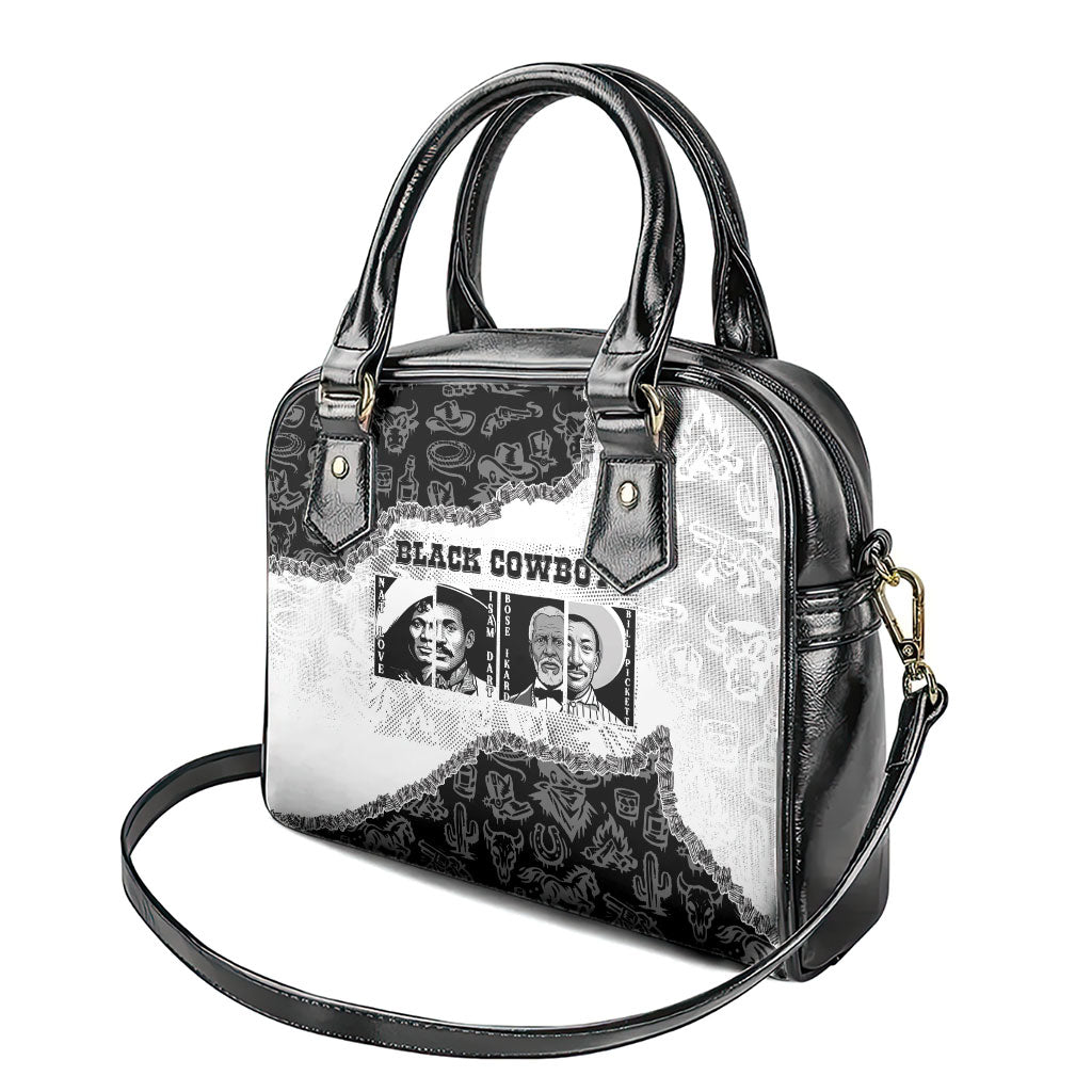 Black Cowboy Shoulder Handbag African American Black History Unique Style