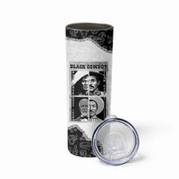 Black Cowboy Skinny Tumbler African American Black History Unique Style