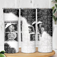 Black Cowboy Skinny Tumbler African American Black History Unique Style