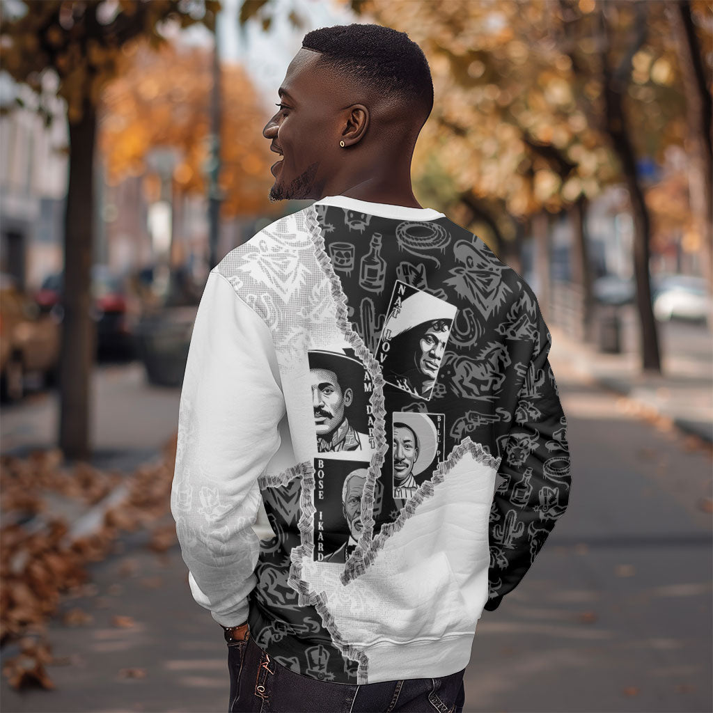 Black Cowboy Sweatshirt African American Black History Unique Style