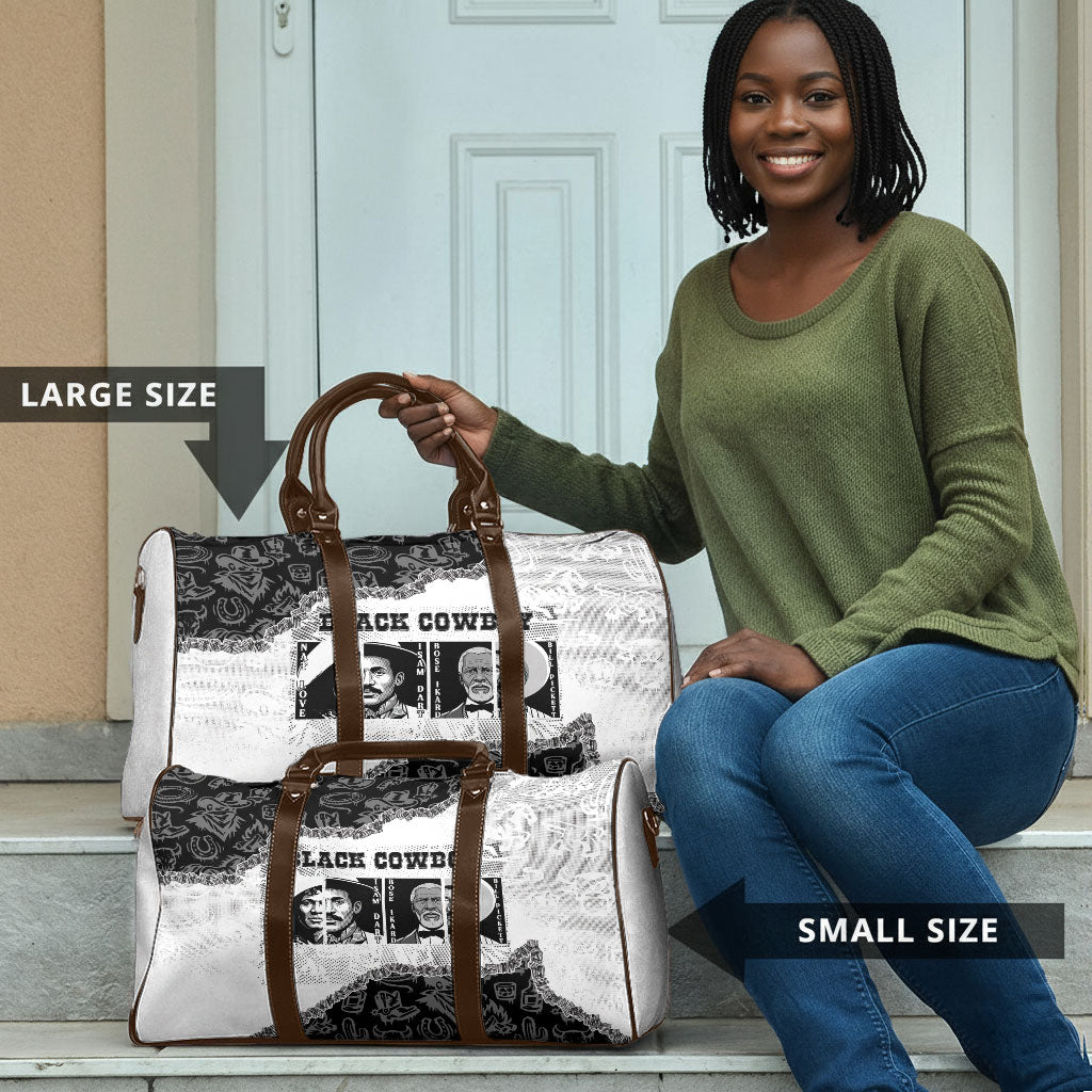 Black Cowboy Travel Bag African American Black History Unique Style