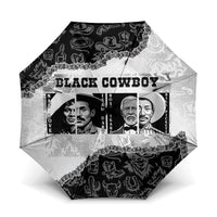 Black Cowboy Umbrella African American Black History Unique Style