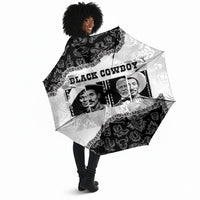 Black Cowboy Umbrella African American Black History Unique Style