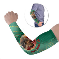 Personalized Bangladesh Arm Sleeves Royal Bengal Tiger Spiral Pattern