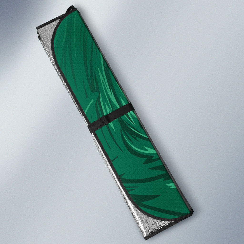 Bangladesh Auto Sun Shade Royal Bengal Tiger Spiral Pattern