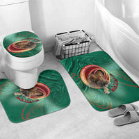 Bangladesh Bathroom Set Royal Bengal Tiger Spiral Pattern