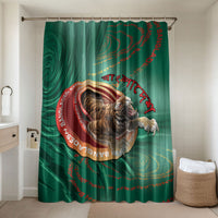 Bangladesh Bathroom Set Royal Bengal Tiger Spiral Pattern