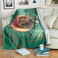 Bangladesh Blanket Royal Bengal Tiger Spiral Pattern