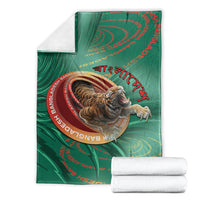 Bangladesh Blanket Royal Bengal Tiger Spiral Pattern