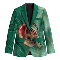 Personalized Bangladesh Blazer Royal Bengal Tiger Spiral Pattern