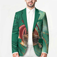 Personalized Bangladesh Blazer Royal Bengal Tiger Spiral Pattern