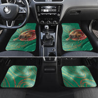 Personalized Bangladesh Car Mats Royal Bengal Tiger Spiral Pattern