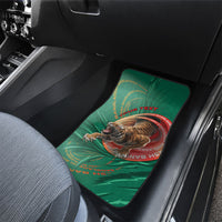 Personalized Bangladesh Car Mats Royal Bengal Tiger Spiral Pattern
