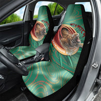 Bangladesh Car Seat Cover Royal Bengal Tiger Spiral Pattern