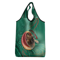 Bangladesh Grocery Bag Royal Bengal Tiger Spiral Pattern